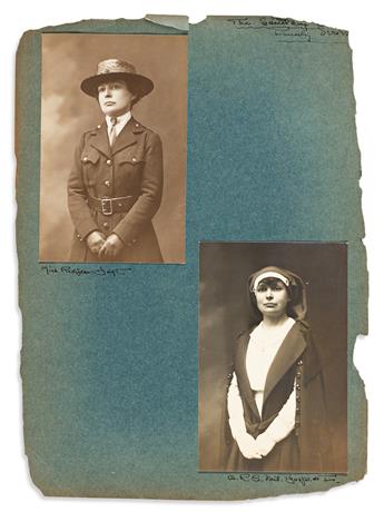 Cheney Lambert, Ellen Waitstill (1862-1938) Photo & Ephemera Album, Paris during the First World War.